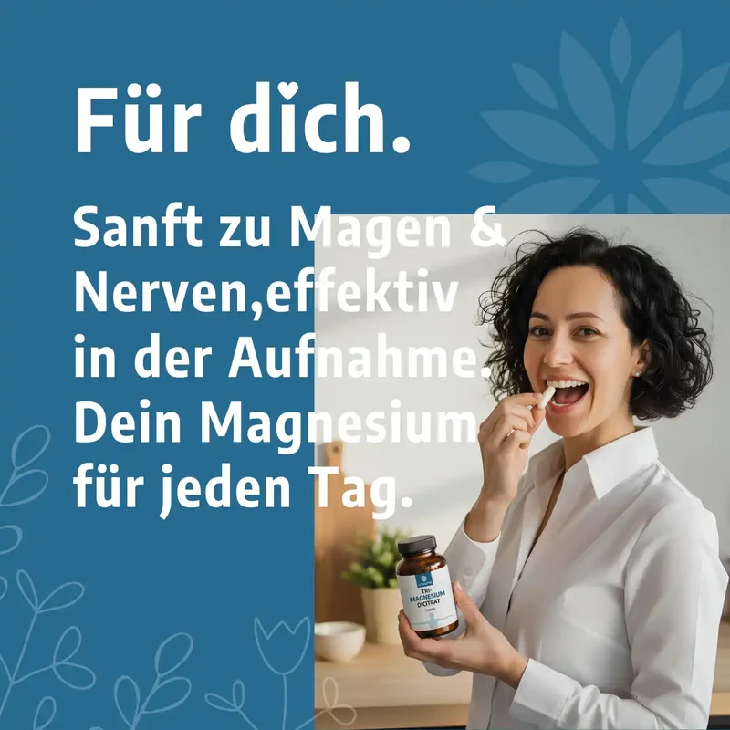 Tri-Magnesium-Dicitrat Kapseln (360 mg) – 120 Kapseln
