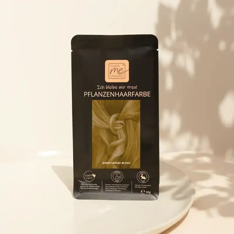 Profi-Pflanzenhaarfarbe kühles Sahara-Blond "cool sahara blond in 2-Steps" 2x 90g Nachfüllpacks