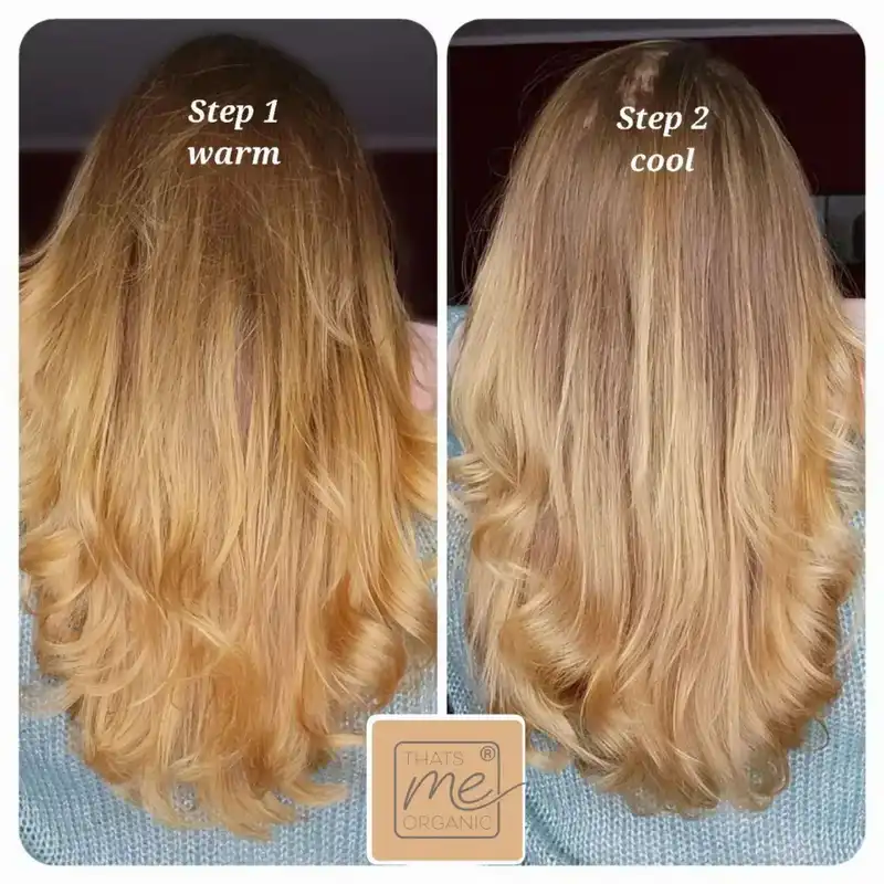 Profi-Pflanzenhaarfarbe kühles Summer-Blond "cool summer blond in 2-Steps" 2x 90g Nachfüllpacks