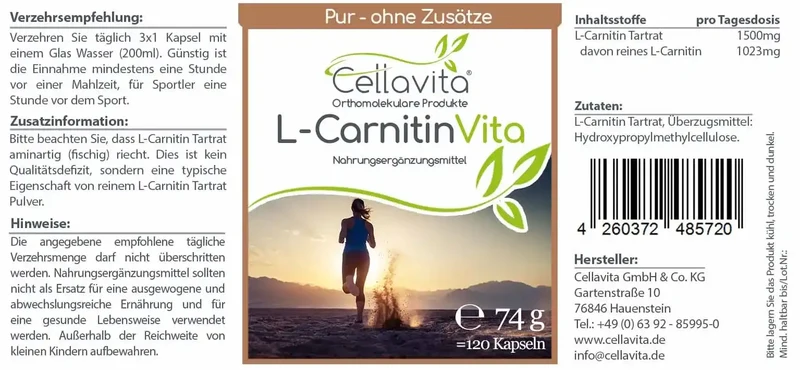 L-Carnitin - Kapseln (Vita)