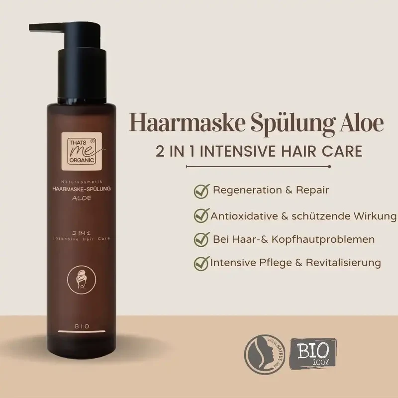 BIO-Haarmaske & Spülung Aloe 2 in 1 Intensive Hair Care 200ml