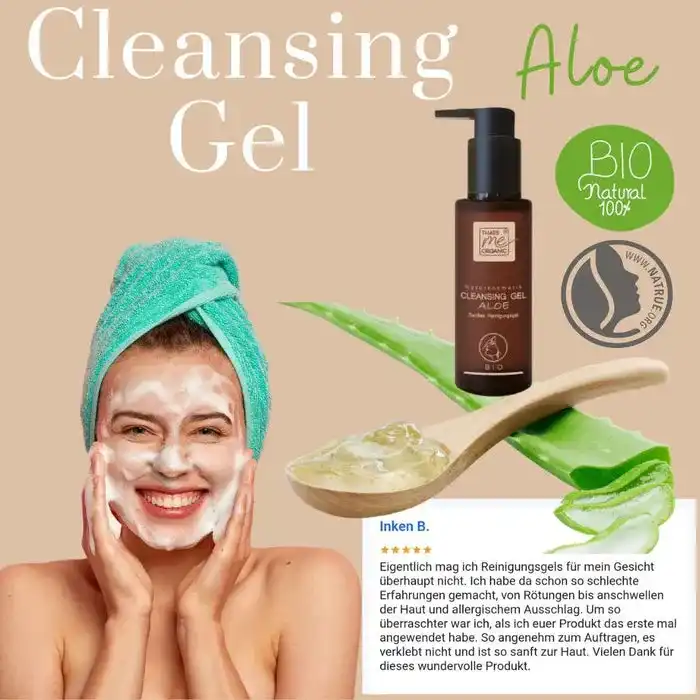 BIO-Cleansing Gel - sanftes Abschmink + Reinigungsgel mit Anti Aging Effekt 100ml