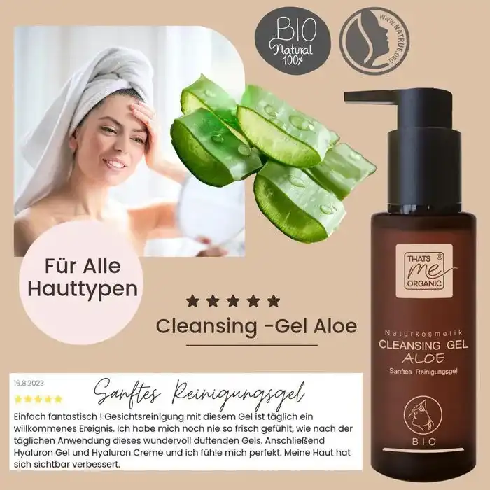 BIO-Cleansing Gel - sanftes Abschmink + Reinigungsgel mit Anti Aging Effekt 100ml