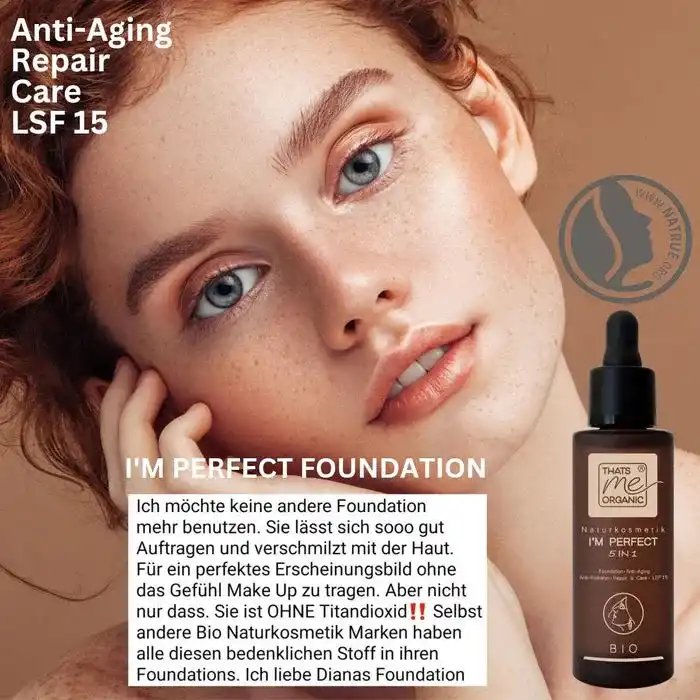 BIO-Foundation Serum I´M PERFECT 5in1 LSF15 - 30ml (ohne Titandioxid)
