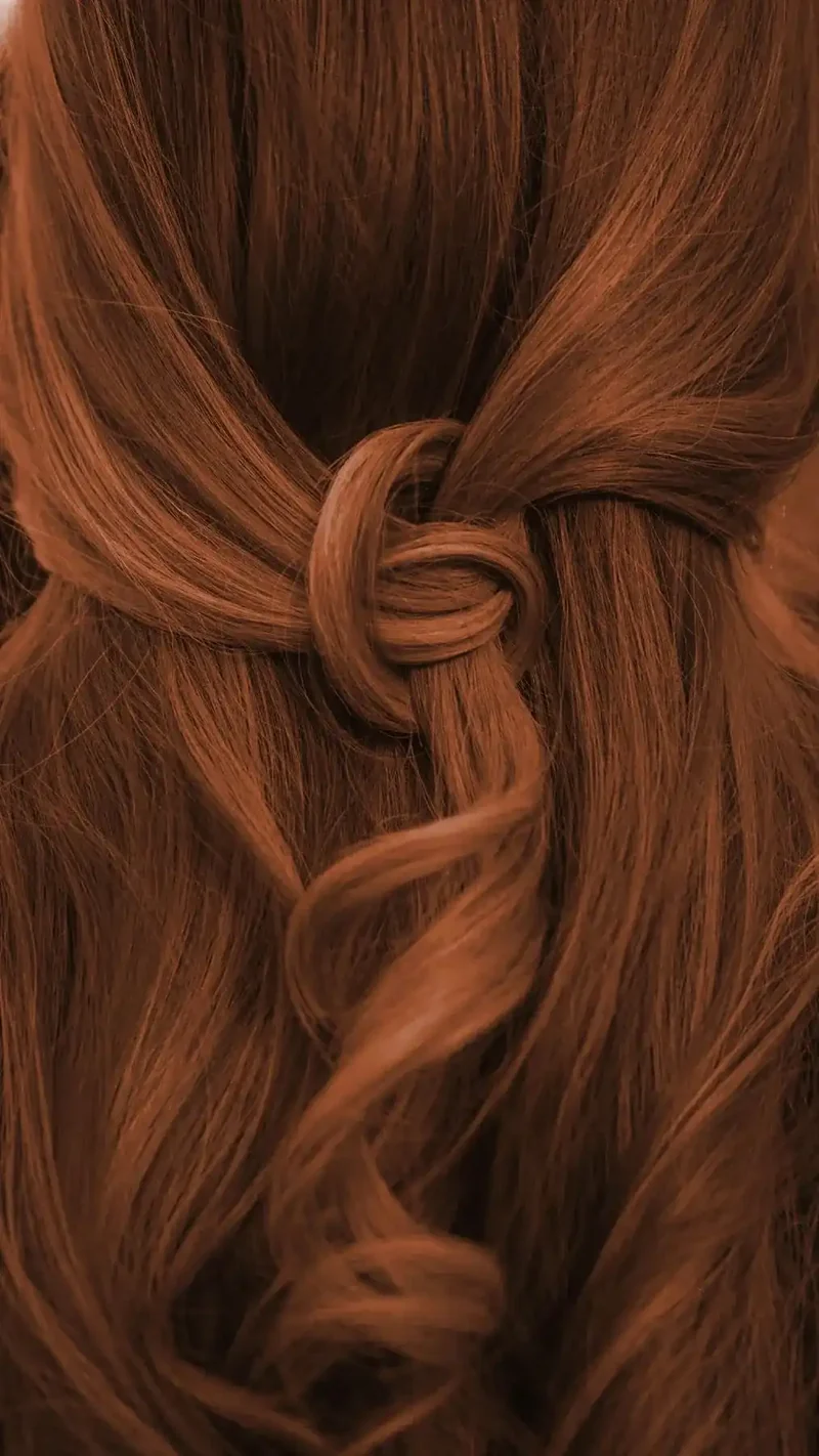 Profi-Pflanzenhaarfarbe warmes Kupfer-Braun "warm copper brown"
