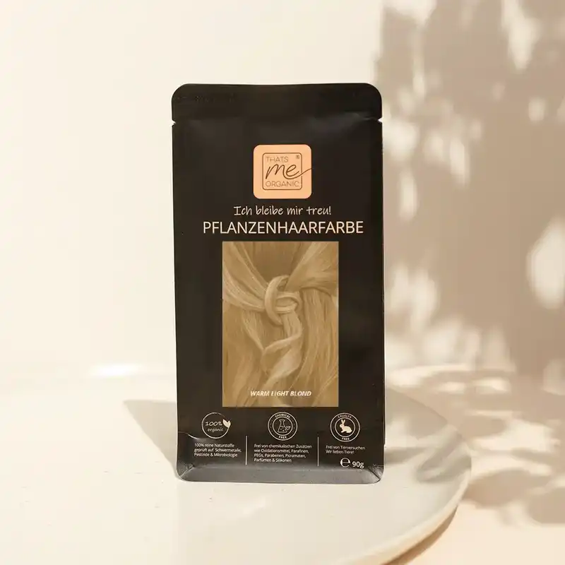 Profi-Pflanzenhaarfarbe warmes Hell-Blond "warm light blond"