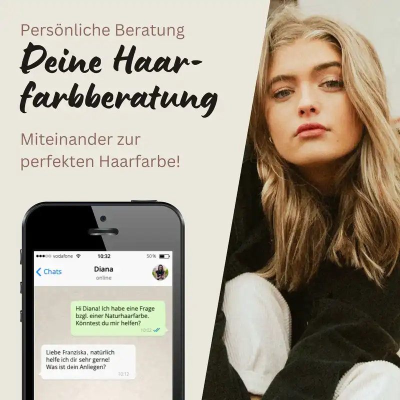 Profi-Pflanzenhaarfarbe warmes Hell-Blond "warm light blond"