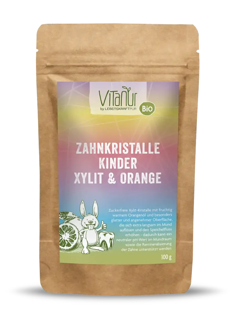 Bio Zahnkristalle® Kinder Xylit & Orange
