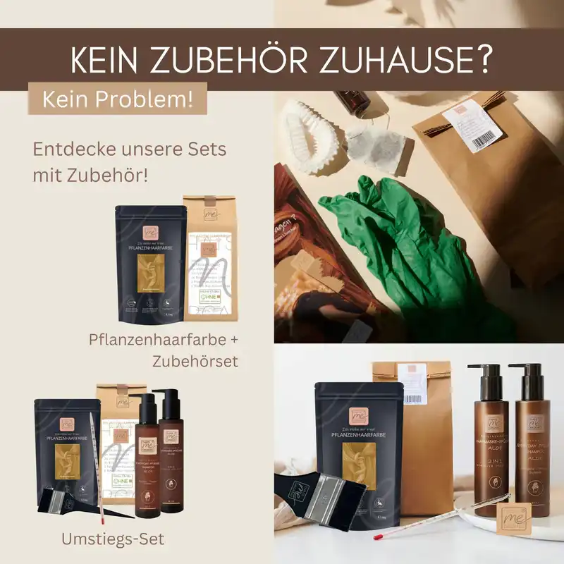 Profi-Pflanzenhaarfarbe SET warmes Sommer-Blond "warm summer blond" - ohne Rotanteil