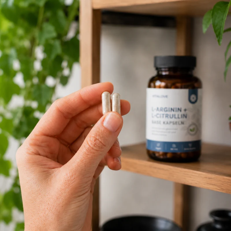 L-Arginin + L-Citrullin Base Kapseln – Maniokwurzel & Wassermelone – 180 Kapseln