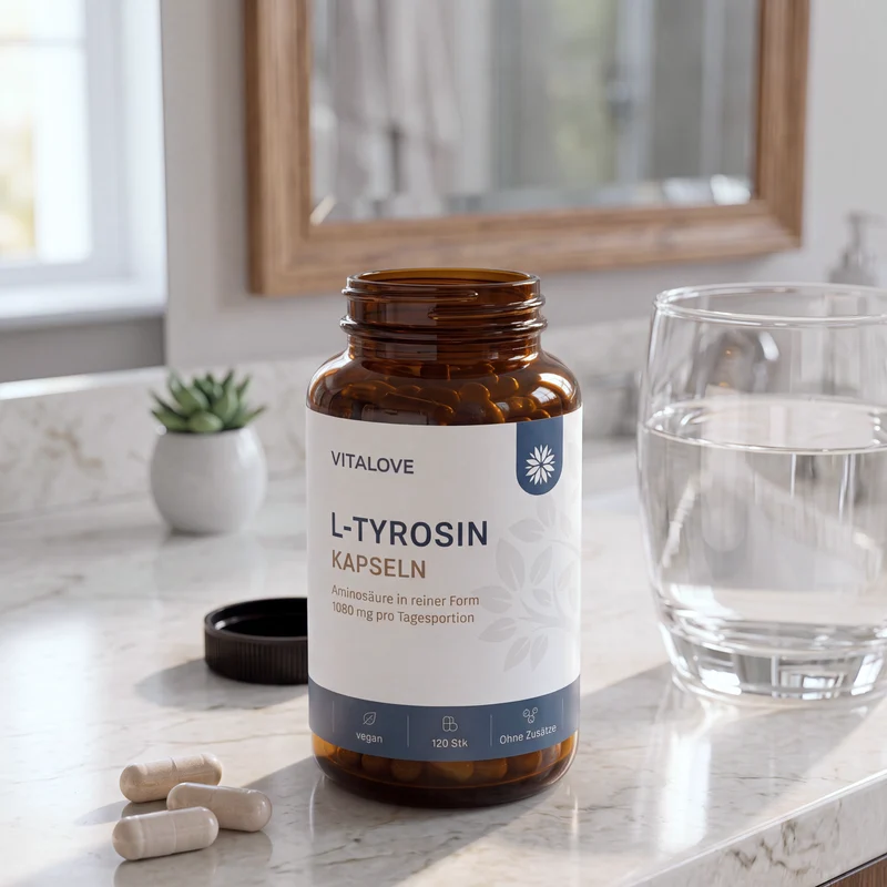L-Tyrosin Kapseln – reine Form – 120 Kapseln