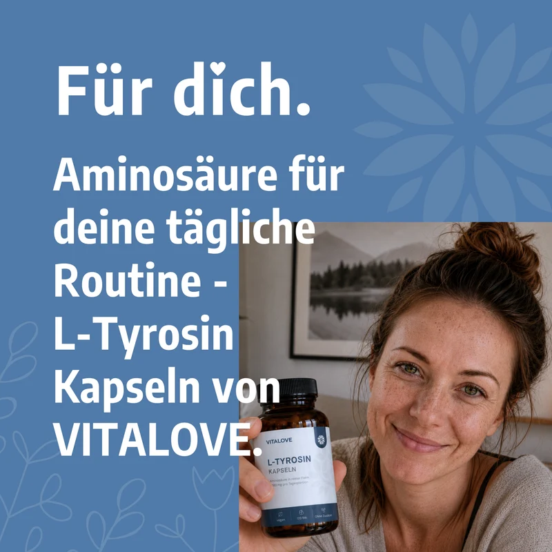 L-Tyrosin Kapseln – reine Form – 120 Kapseln