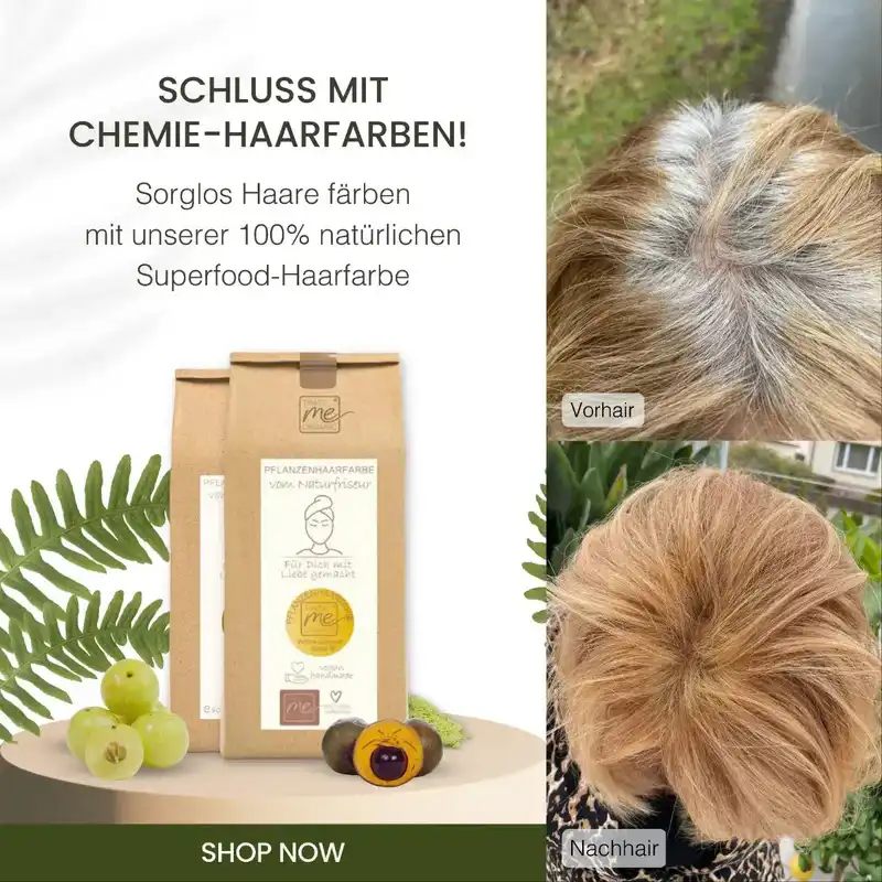Profi-Pflanzenhaarfarbe SET warmes Sahara-Blond "warm sahara blond"
