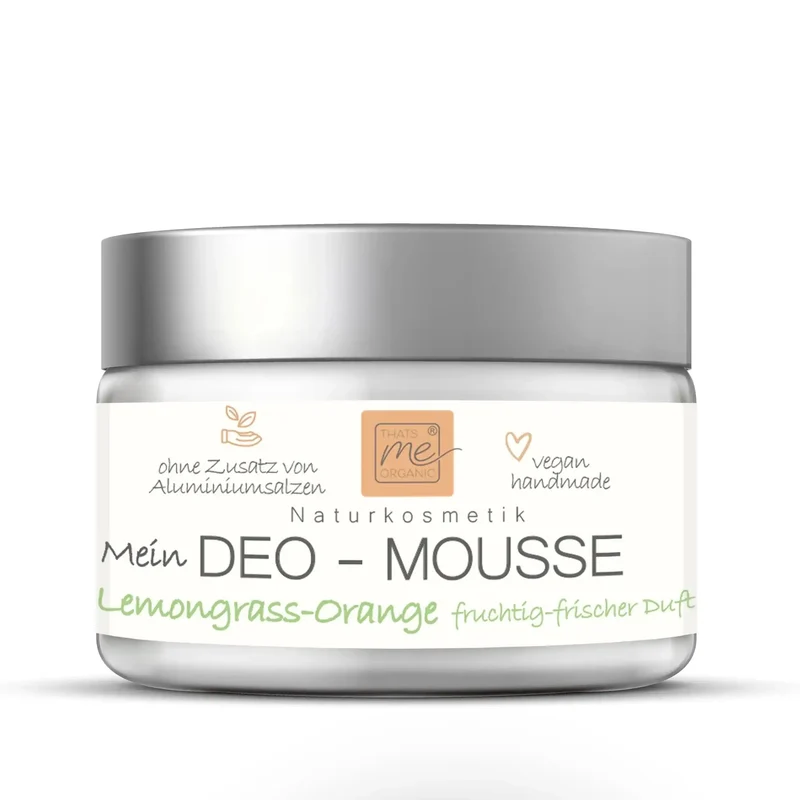 Deo-Mousse Lemongrass-Orange 24h+ Deo wie Creme ohne Aluminium Naturkosmetik 50ml