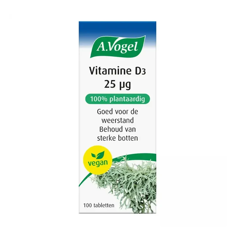 A.Vogel Vitamine D3 25ug 100 tabletten