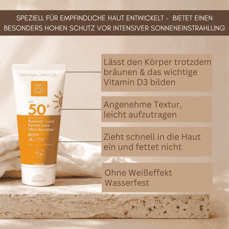 Bio Sonnencreme Body (LSF 50+) - 200ml