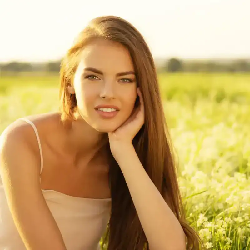 Profi-Pflanzenhaarfarbe warmes Hell-Braun "warm light brown"