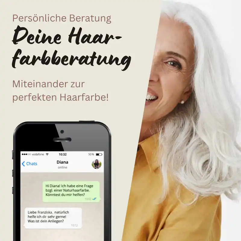 Profi-Pflanzenhaarfarbe kühle farblose Volumen-Glanz-Haarpackung "cool shiny hair pack"
