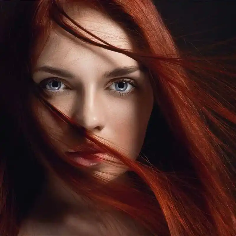 Profi-Pflanzenhaarfarbe "warmes Rubin-Rot - warm rubin red"