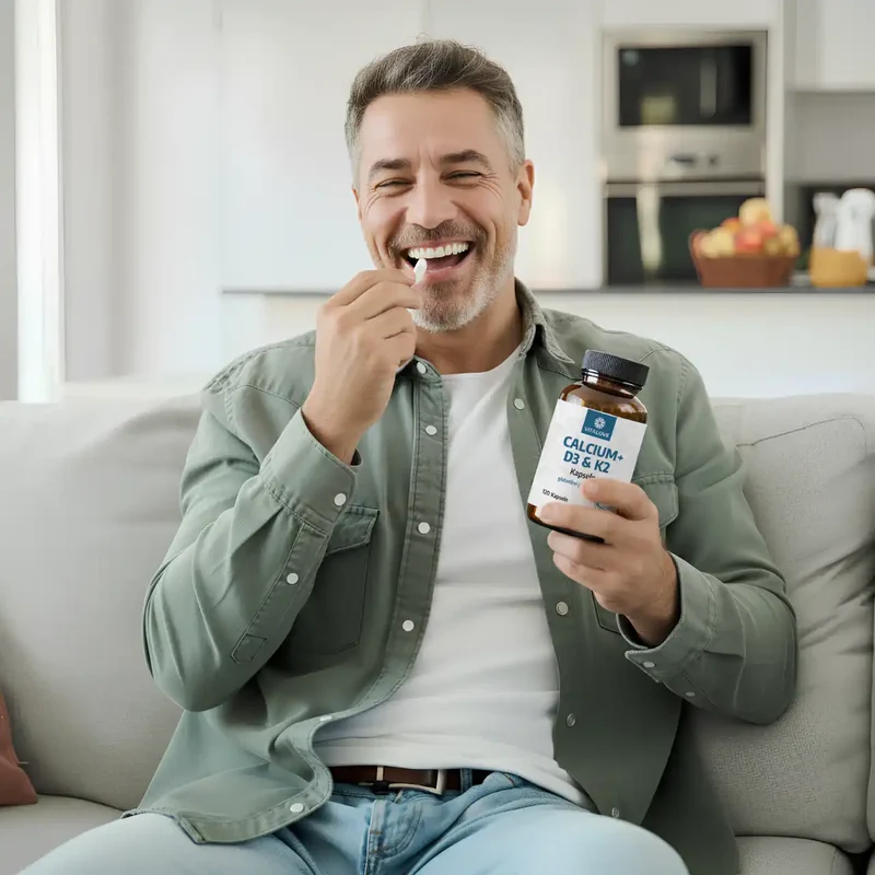 Calcium + D3 & K2 Kapseln – 120 Kapseln