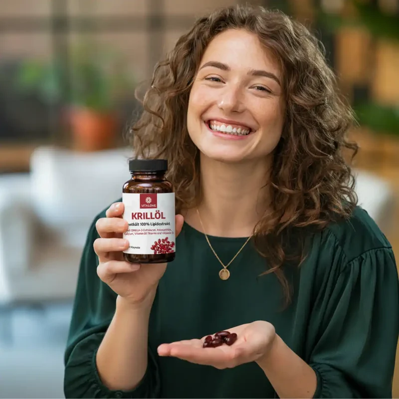 Krillöl Softgelkapseln (100% Lipidextrakt) – 100 Softgelkapseln