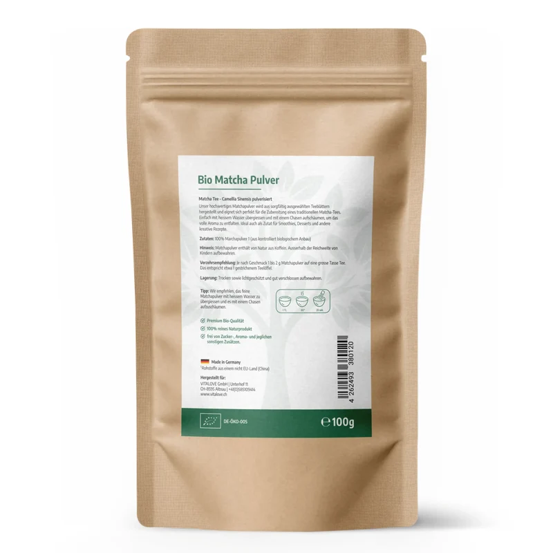 Bio Matcha Pulver (traditioneller Grüntee)