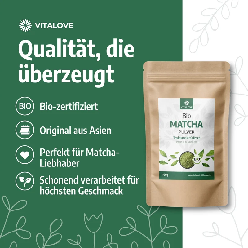 Bio Matcha Pulver (traditioneller Grüntee)