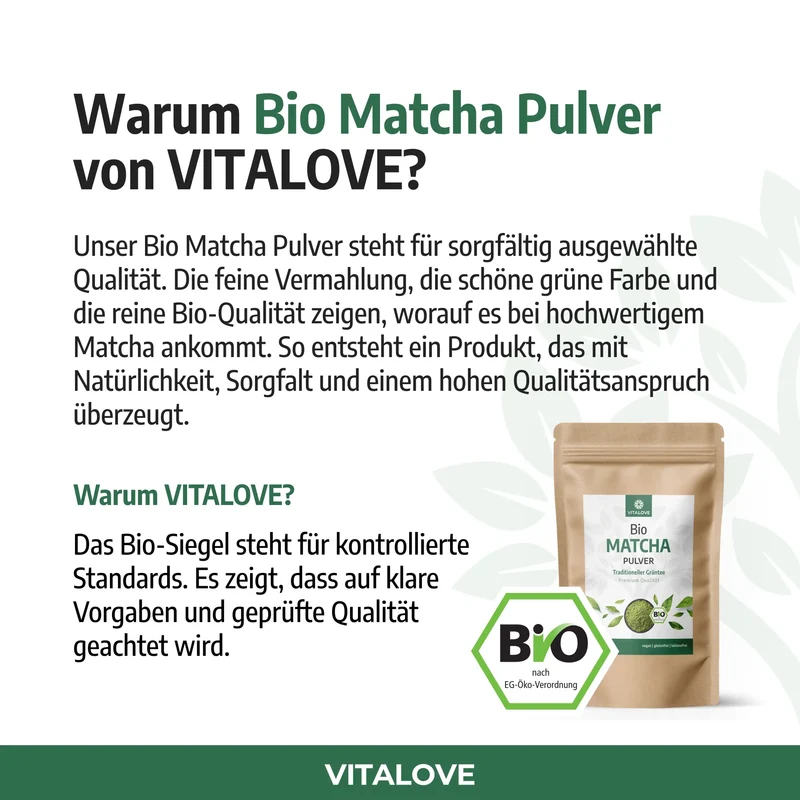 Bio Matcha Pulver (traditioneller Grüntee)