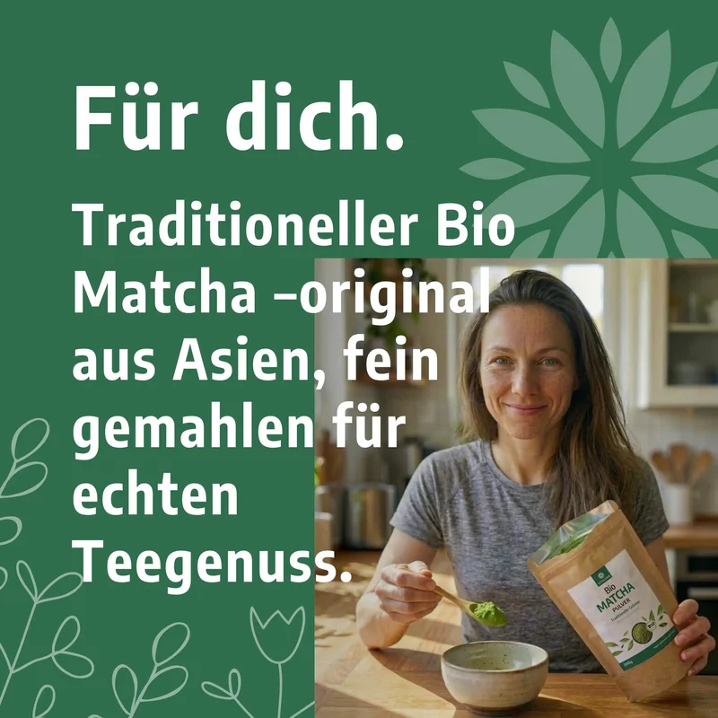 Bio Matcha Pulver (traditioneller Grüntee)
