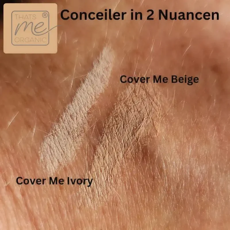 Bio-Concealer | natürlich, vegan + effektiv – für Makellose Haut in 2 Nuancen